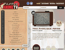 Tablet Screenshot of animetv.it